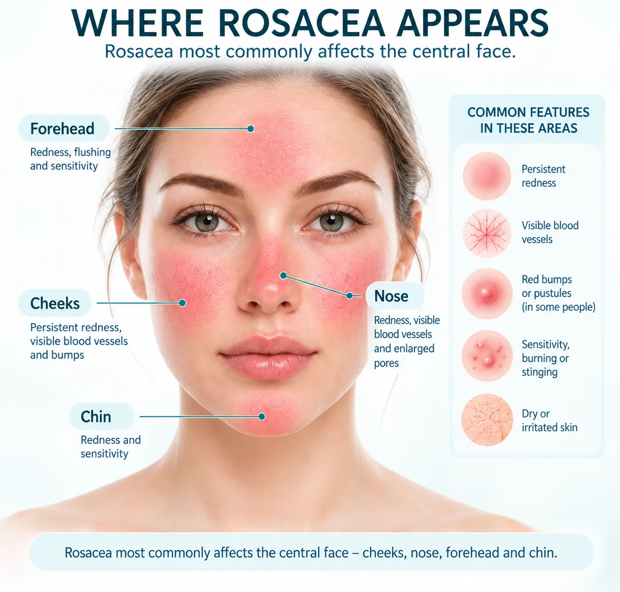 1 Where Rosacea Appears